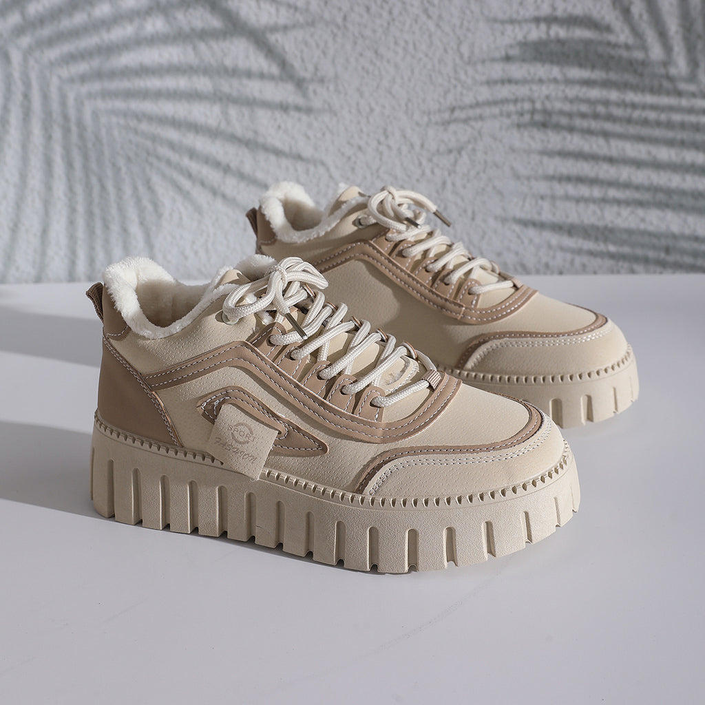 Veloura's Versatile Casual Sports Sneakers With Thick Soles