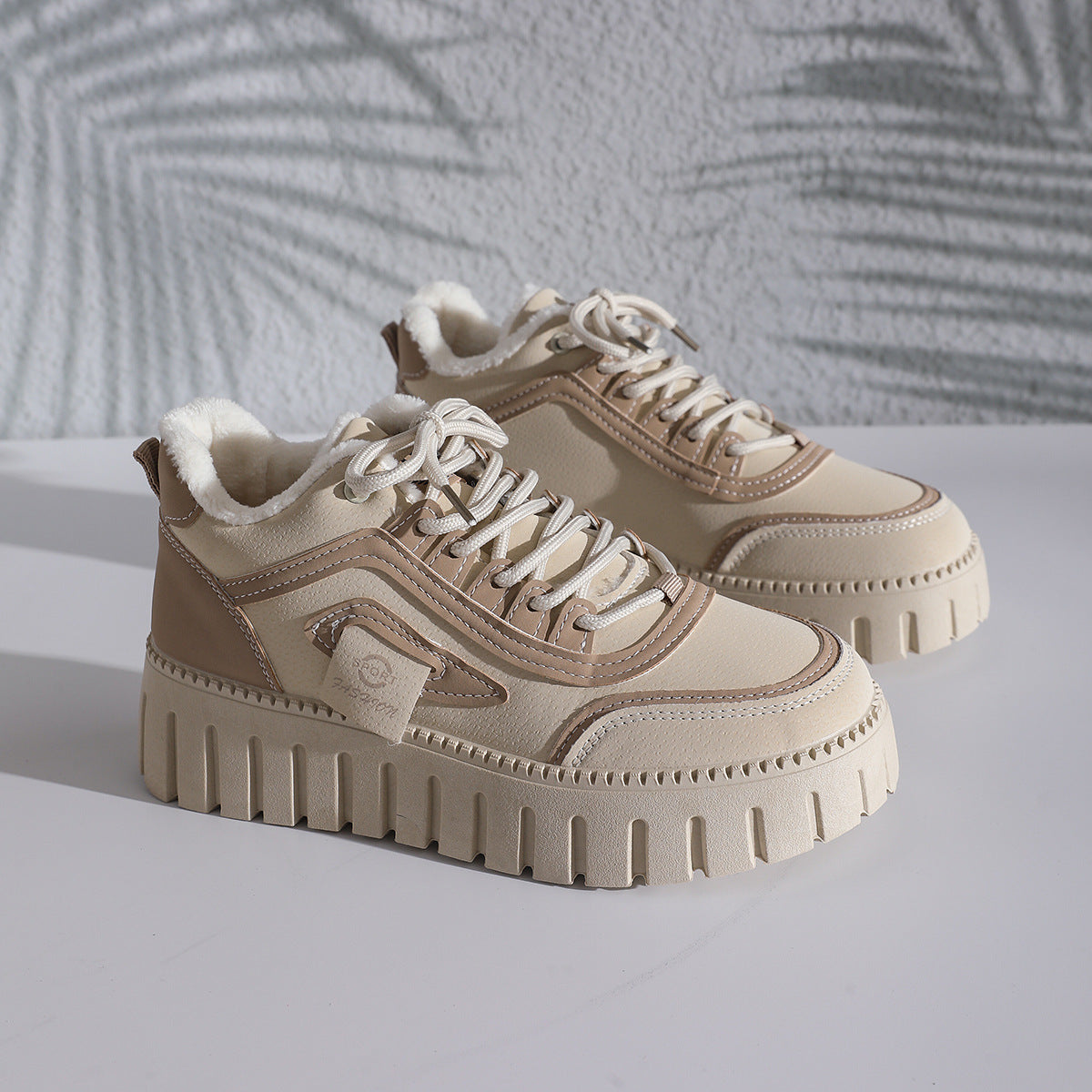 Veloura's Versatile Casual Sports Sneakers With Thick Soles