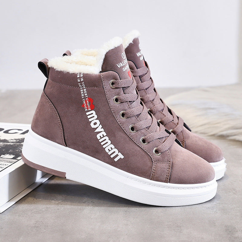 Veloura's Plush Padded Sneakers