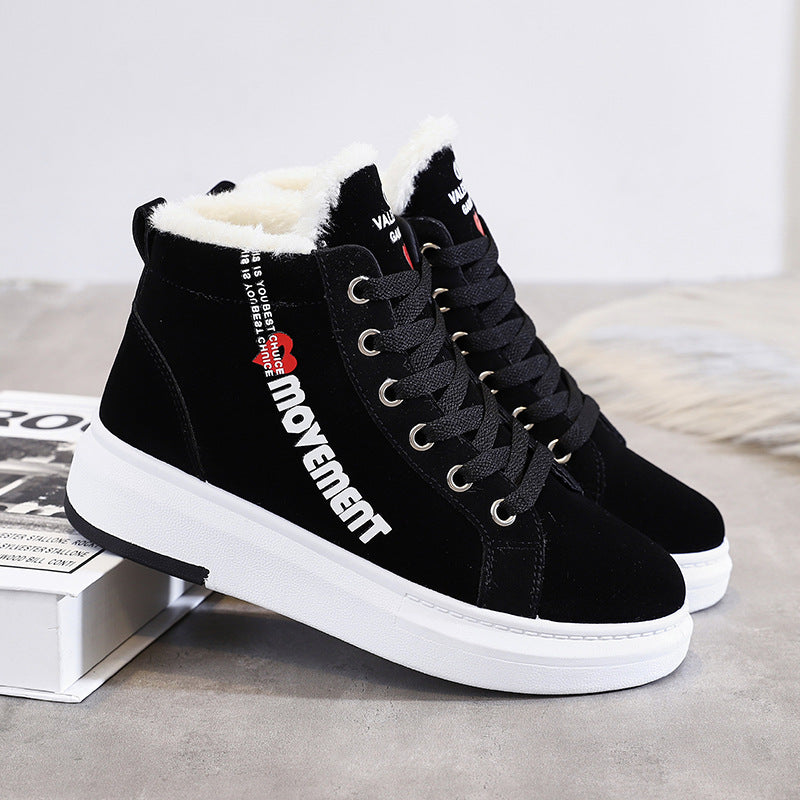 Veloura's Plush Padded Sneakers