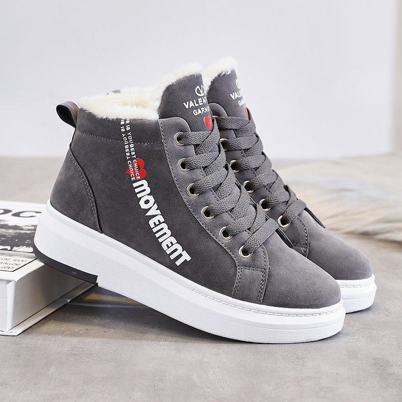 Veloura's Plush Padded Sneakers