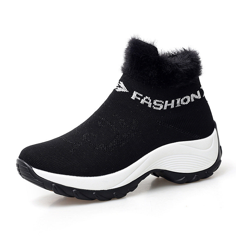 Veloura's Autumn and winter platform snow boots