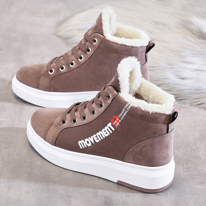 Veloura's Plush Padded Sneakers