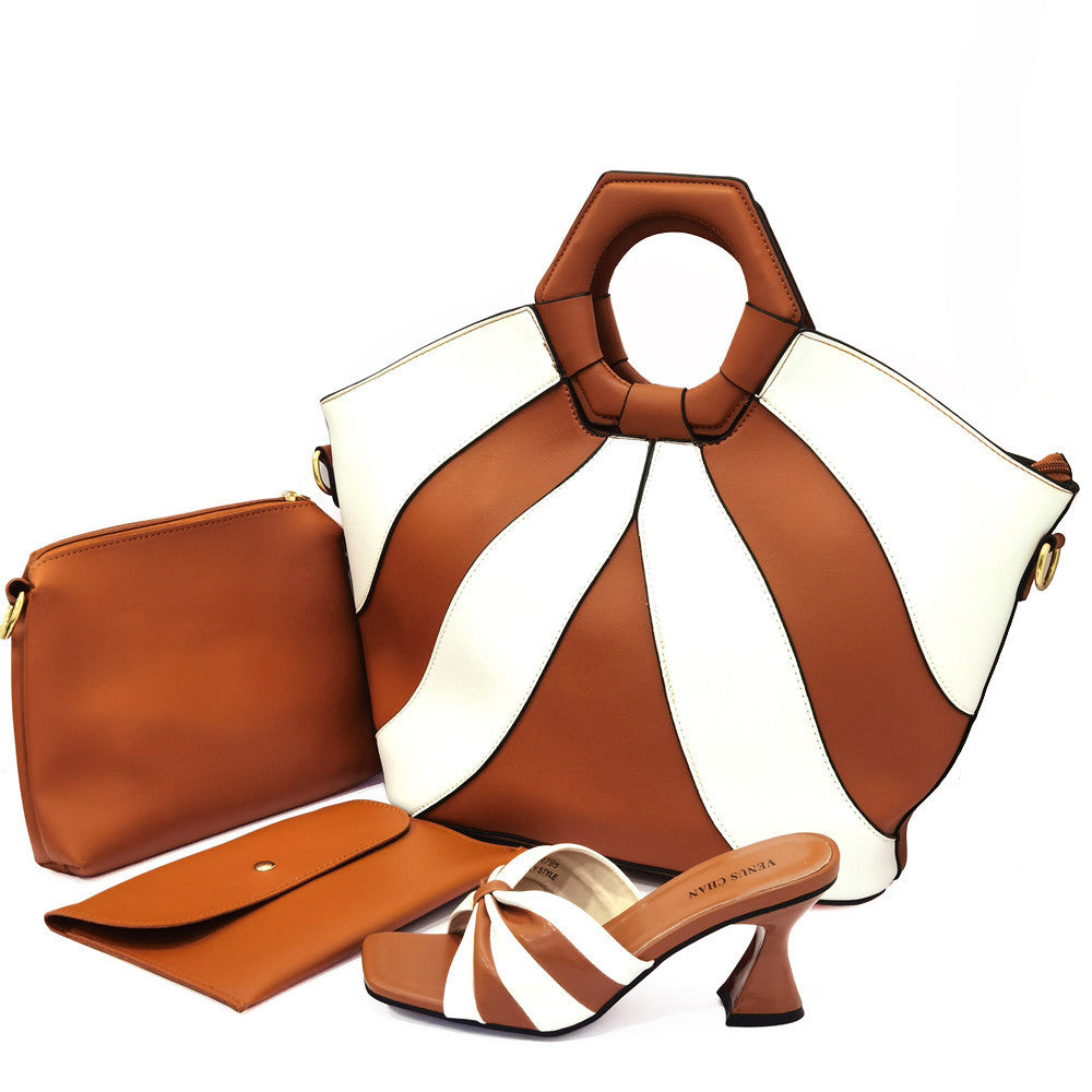 Veloura's Ladies Fashion European And American Handbags Multi-piece Set