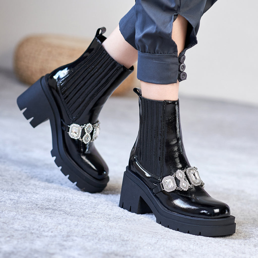 High Heel Knight Boots Ins Thick  Women - Veloura