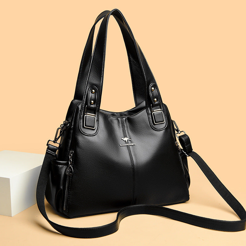 New Women's Shoulder Bag Fashion Elegant Crossbody Bag Vintage Shoulder Tote Bag Designer Ladies Large Capacity Purse Bags - Veloura