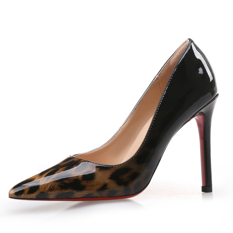 Veloura's  New Leopard Pointed High Heels For Women