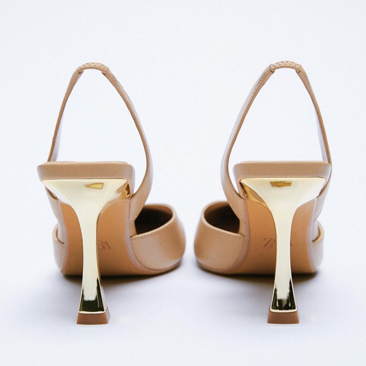 Veloura's New Nude Pointed High Heels For Women