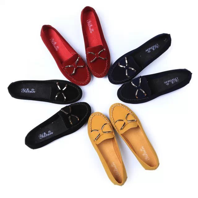 Veloura's Fashion Bowknot Flats Shoes Women Casual Solid Loafers Cozy Shoes