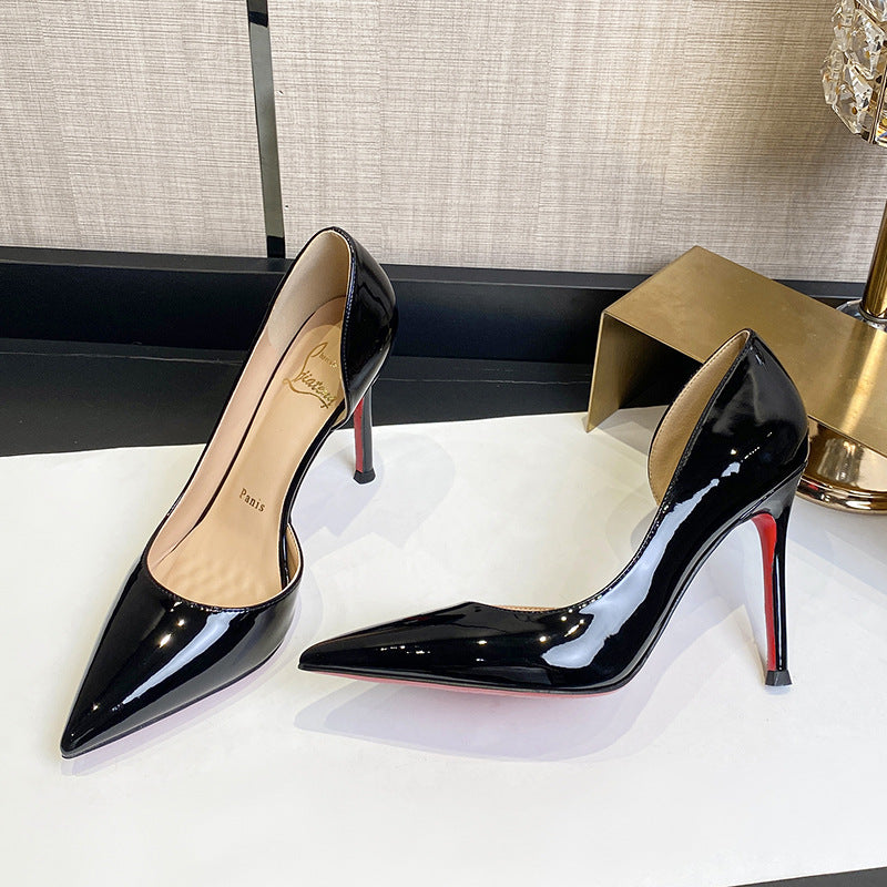 Veloura's Side Empty Nude High Heels For Women A Popular And Versatile Style On The Internet