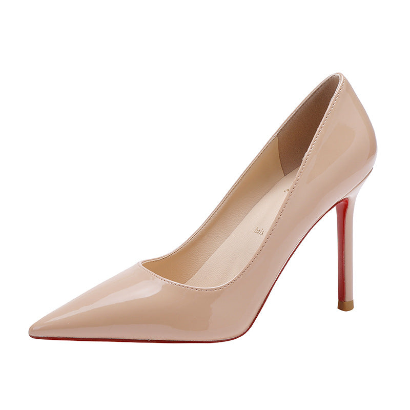 Veloura's Side Empty Nude High Heels For Women A Popular And Versatile Style On The Internet